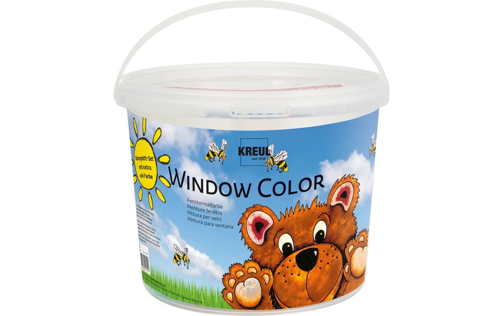 Kreul Peinture pour fenêtre Window Color Powerpack Ours 11 pièces