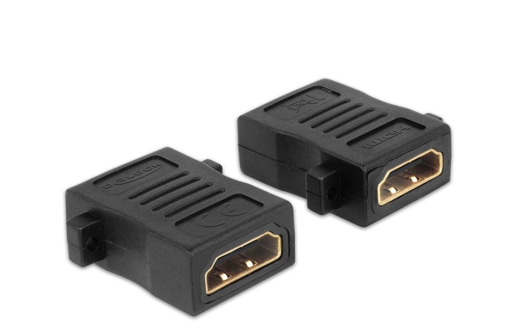 Delock Adaptateur HDMI - HDMI, avec trou de vis, 1 pièce