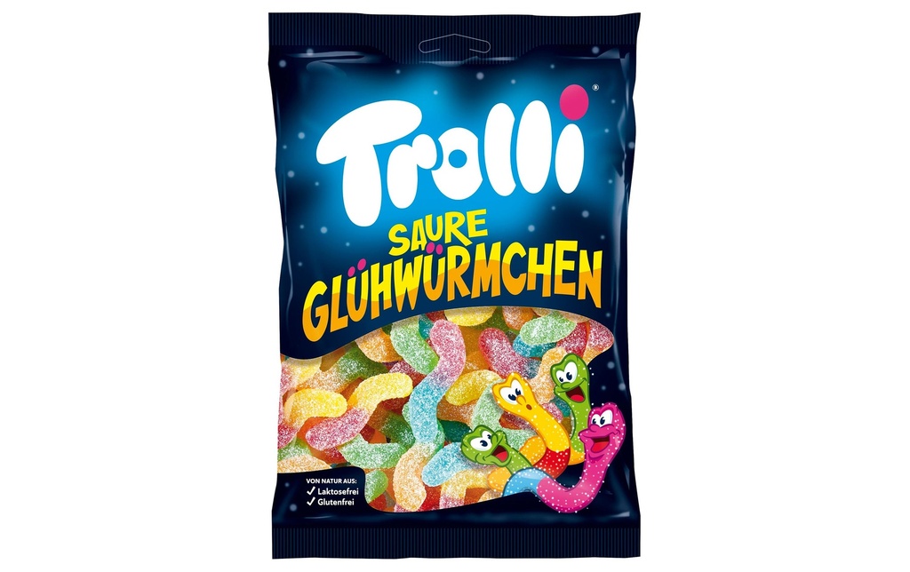 Trolli Bonbons gommeux Les lucioles acides 200 g