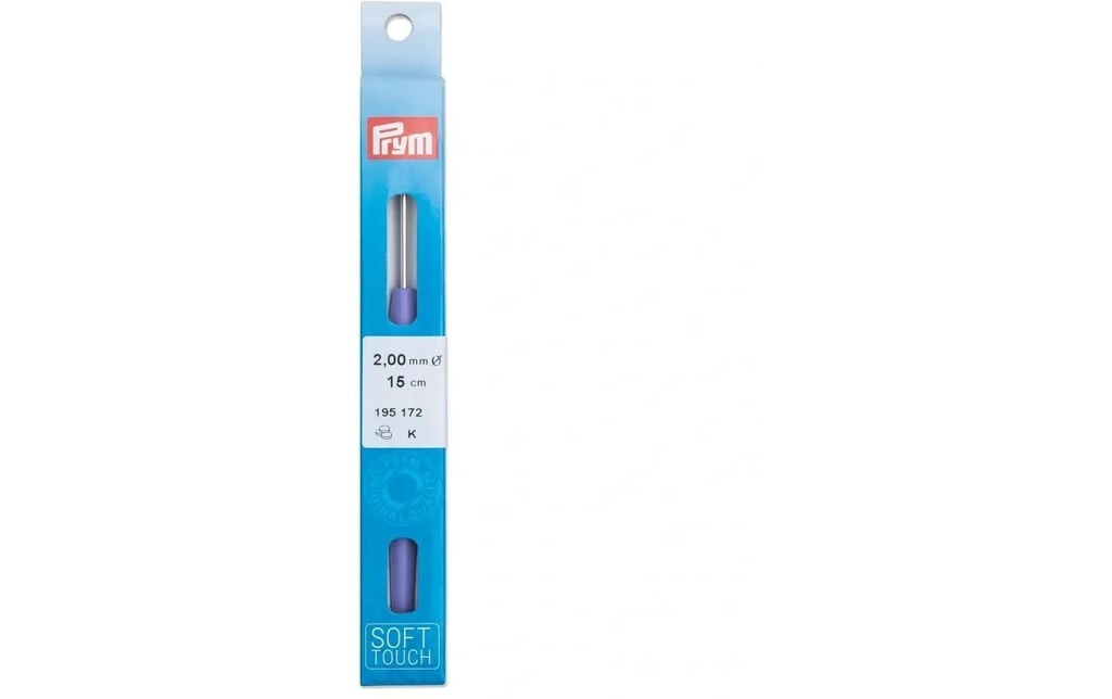 Prym Crochet Ø 2.5 mm, laine, manche souple