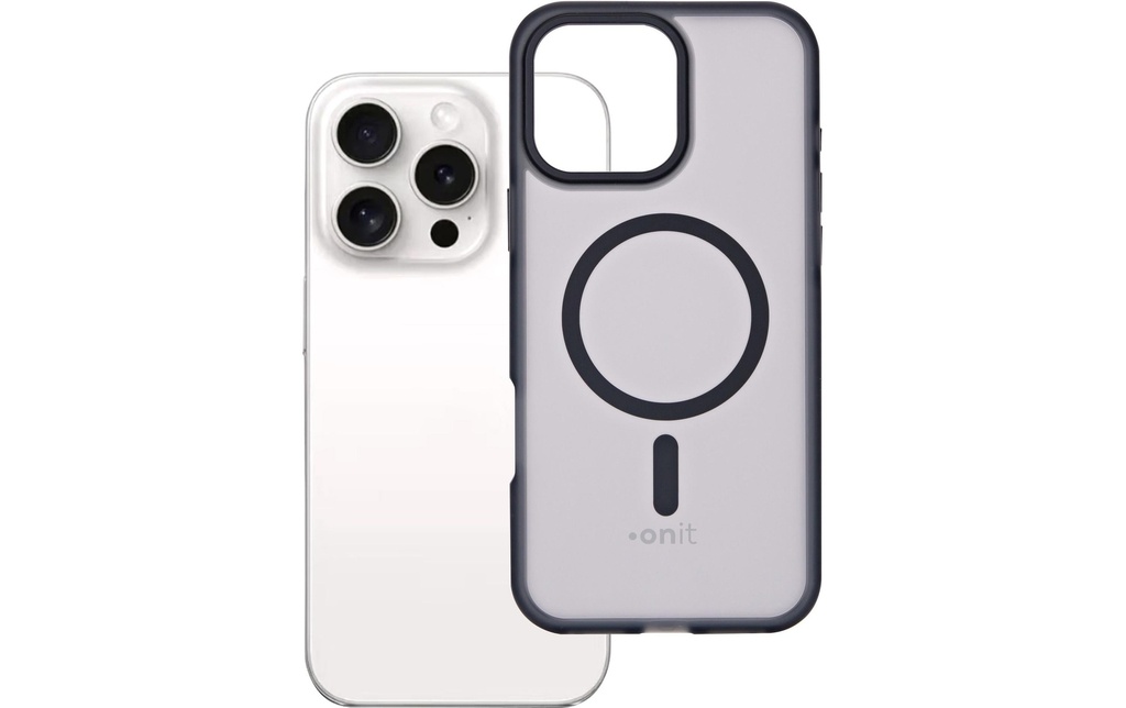 onit Coque arrière Armorix iPhone 16 Pro Max Noir mat