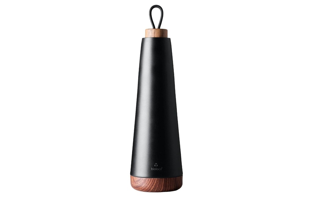 BioLoco Bouteille isotherme loop grande 1000 ml, Noir mat
