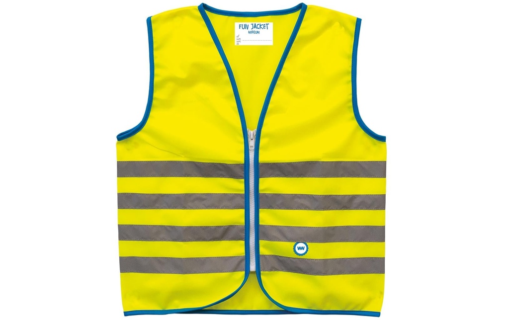 wowow Veste réfléchissante Fun Jacket M, Jaune