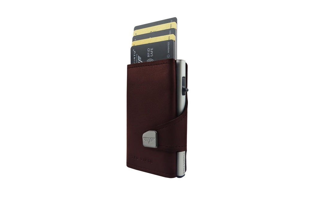 TRU VIRTU Portefeuille Click & Slide Coin Wallet