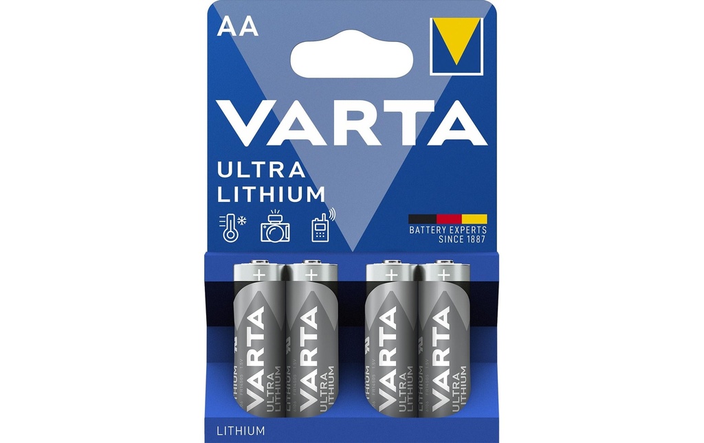 Varta Pile Ultra Lithium AA , 4 Pièce/s