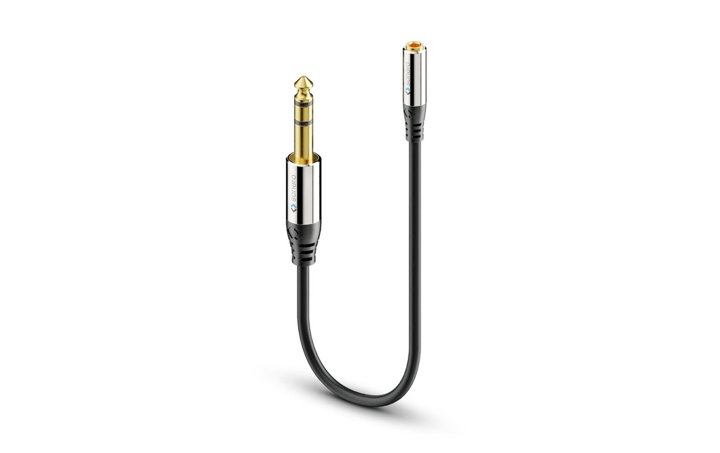 sonero Câble audio jack 6.3 mm - jack 3.5 mm 0.25 m