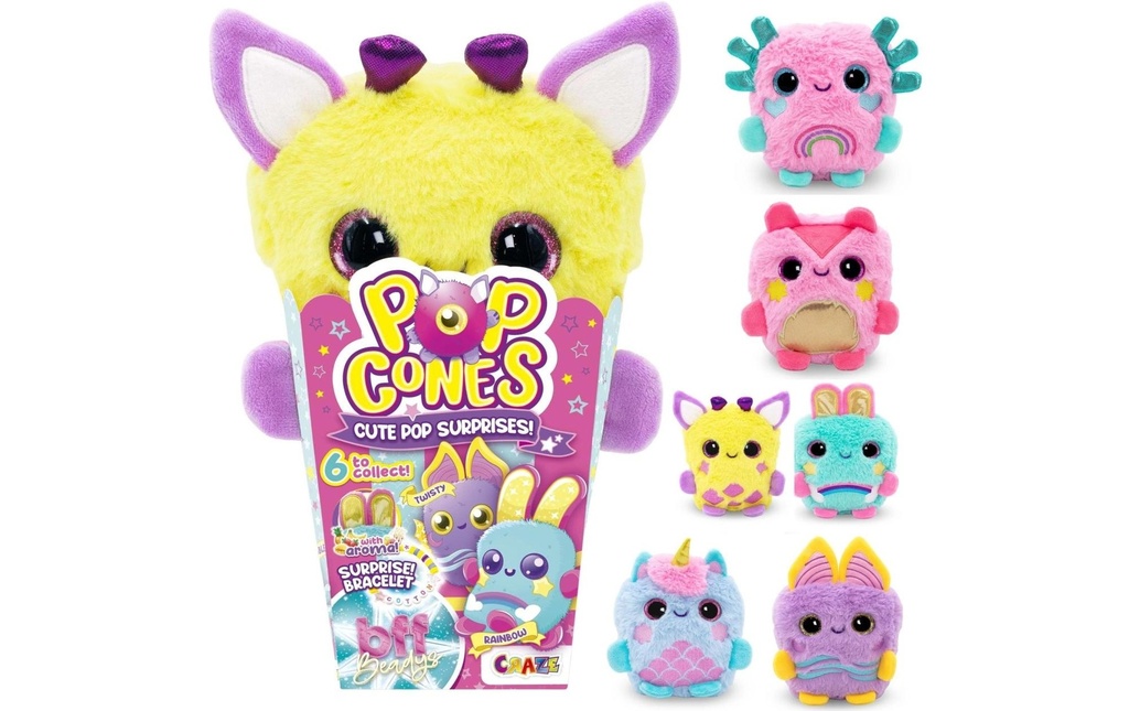 Craze Pop Cones assortis
