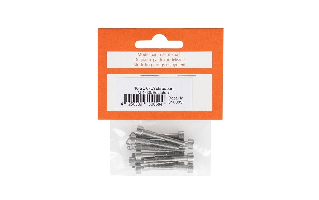 OEM Vis à tête cylindrique M4x30 mm acier inoxydable