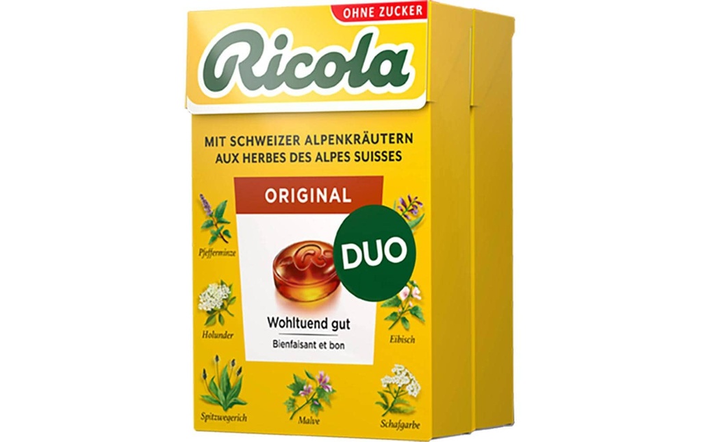 Ricola Bonbons Herbes originales 2 x 50 g
