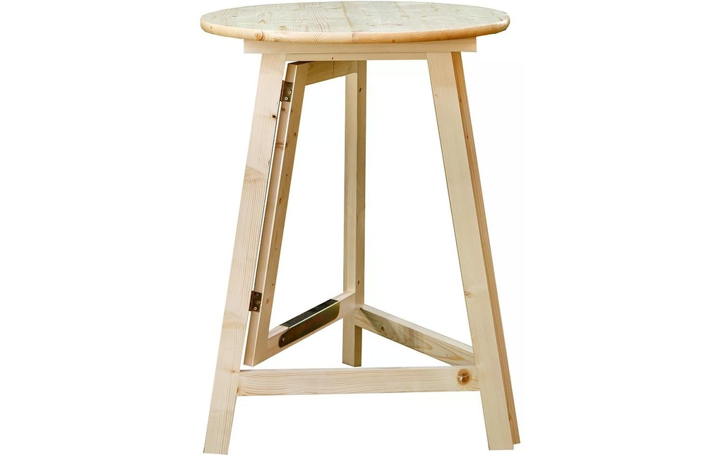 Innovesta Table haute Ø 80 x 113 cm Brun clair