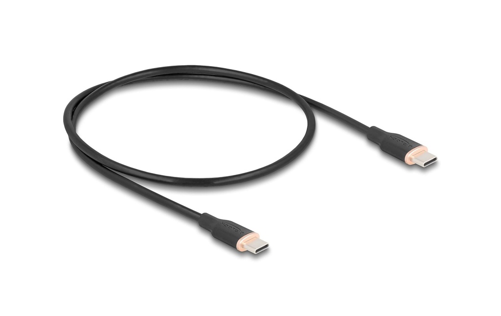 Delock Câble USB 2.0 Silicone USB-C - USB-C 0.5 m