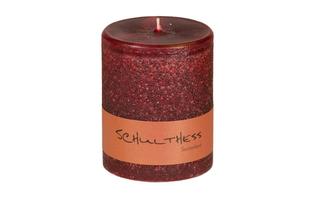 Schulthess Kerzen Bougie Rouge foncé 12 cm
