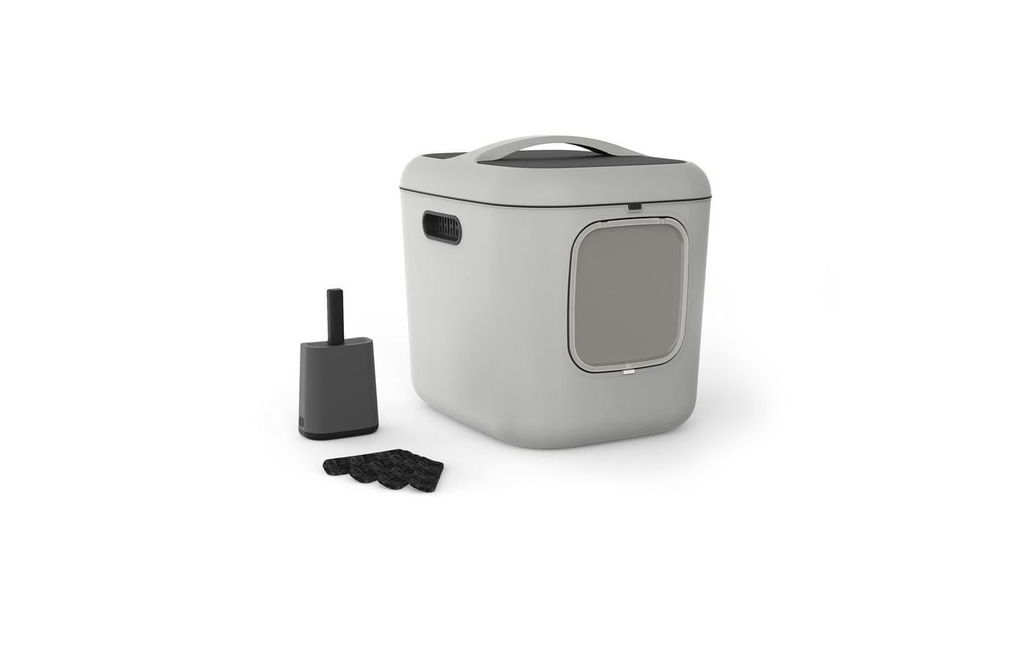 Rotho Litière pour chats Bea XL Gris clair