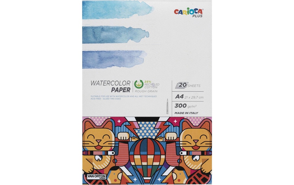 Carioca Bloc à dessin Plus A4 20 feuilles