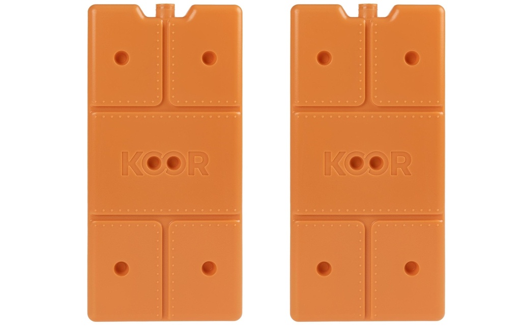 KOOR Élément de refroidissement Arctico L, Double pack Arancia