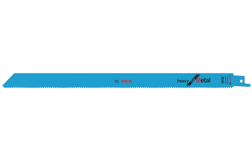 Bosch Professional Lame de scie sabre S 1225 VF Heavy for Metal, 5 pièces