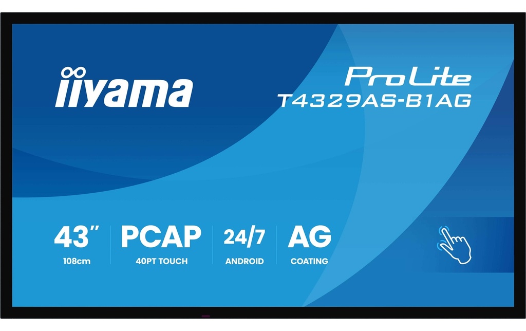 iiyama Écran tactile ProLite T4329AS-B1AG  42.5