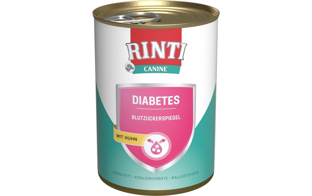 Rinti Canine Nourriture humide Diabète Poulet, 400 g