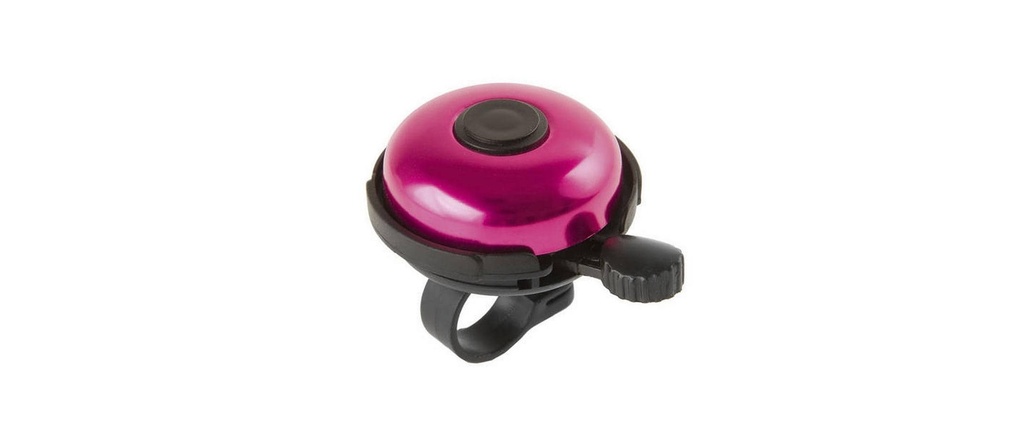 M-Wave Clochette pour vélo Rose/noir