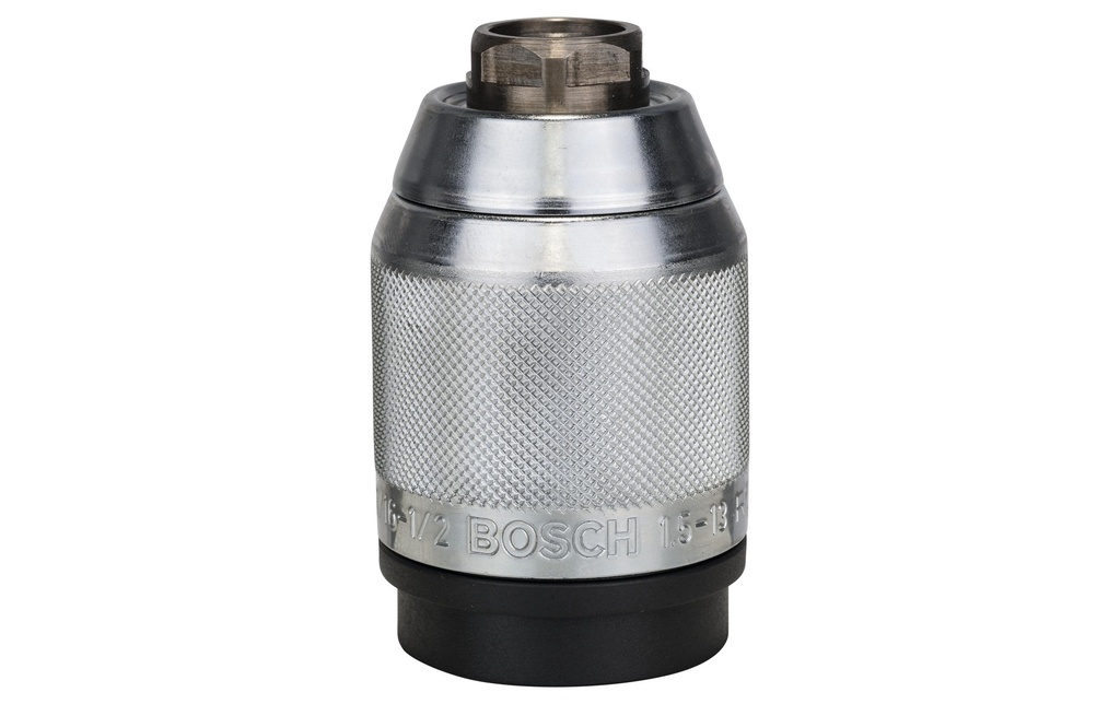 Bosch Professional Mandrin à serrage rapide chromé mat 1.5 - 13 mm, 1/2 - 20