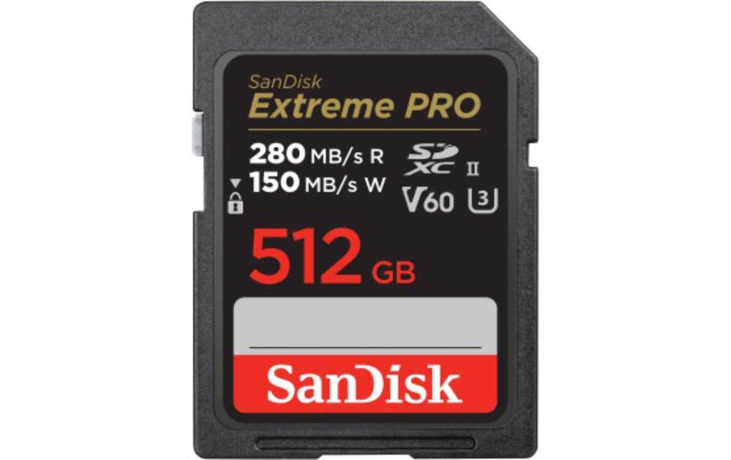 SanDisk Carte SDXC Extreme PRO UHS-II 512 GB