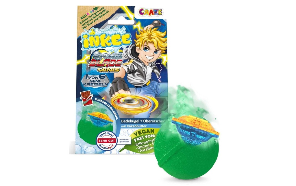 Craze Plaisir dans la baignoire Boule de bain surprise Blade d'Inkee 1 Pièce/s