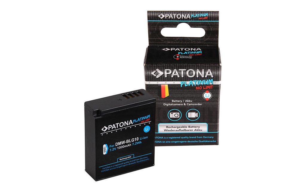 Patona Batterie pour Appareils photo numérique DMW-BLG10