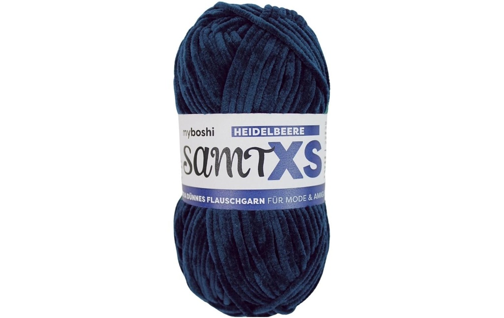 myBoshi Laine Chenille Samt XS Myrtille