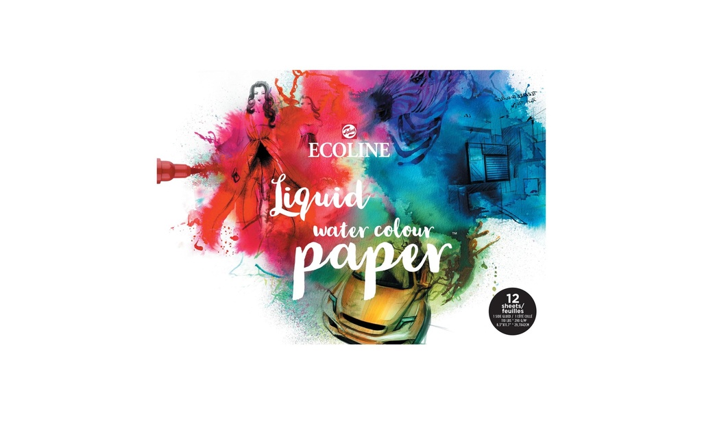 TALENS ECOLINE Bloc papier à dessin A3 290g (12 pces)