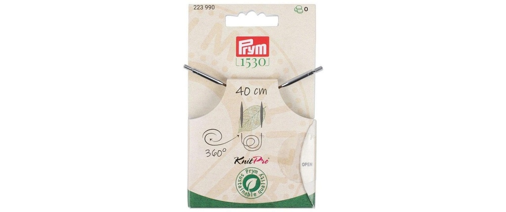 Prym 1530 Natural Corde synthétique et accessoires 360° rotatif, 40 cm