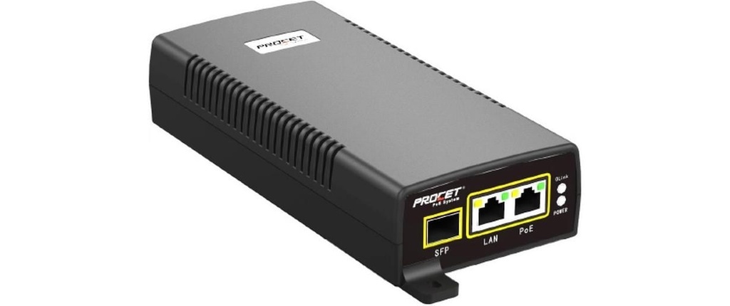 Hanwha Vision Injecteur PoE SPO-6011 60 W