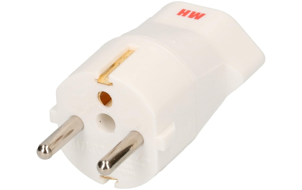 Max Hauri Adaptateur de voyage CH – EU T23 - Schuko