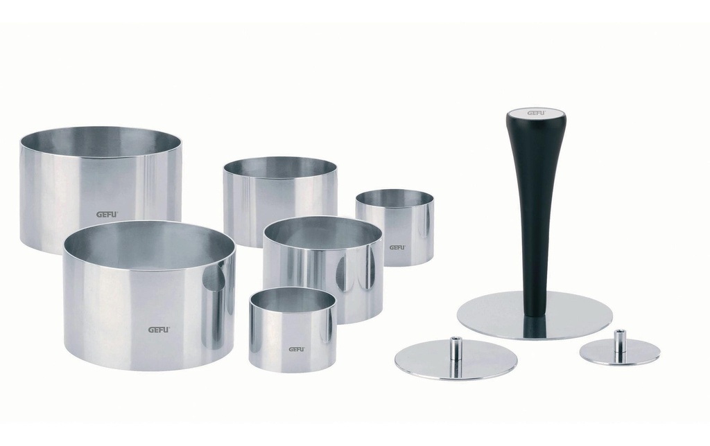 GEFU Cadre à pâtisserie Professional Formidable 8 cm, 6 cm, 4 cm Rond