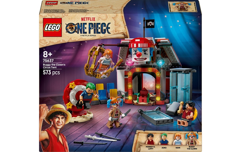 LEGO® Chapiteau de cirque de Buggy le clown 75637