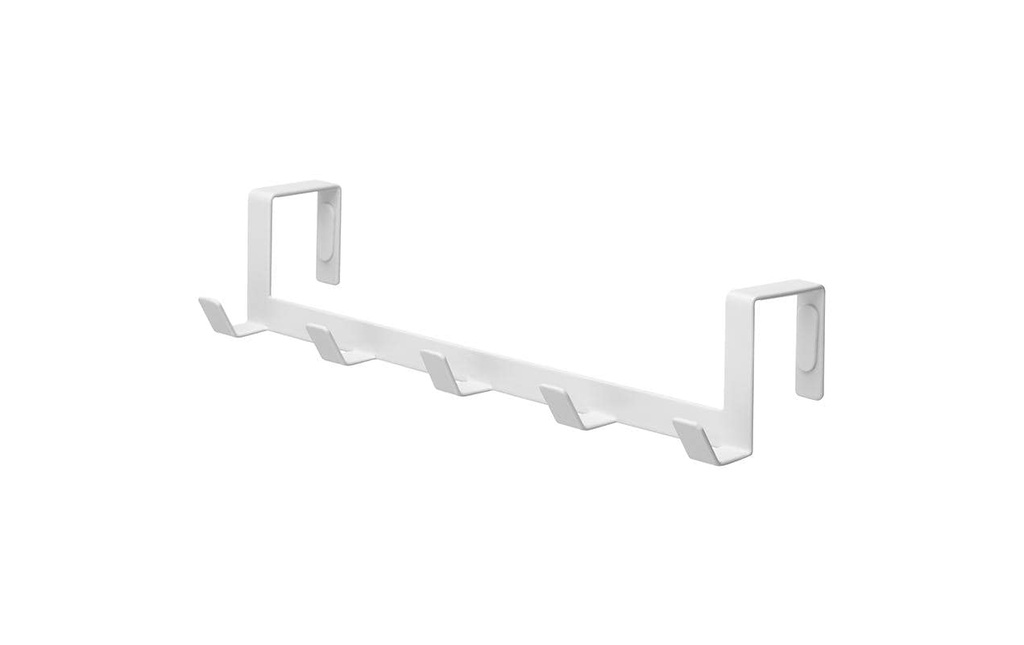 Yamazaki Accroche-porte Smart 5 crochets, Blanc