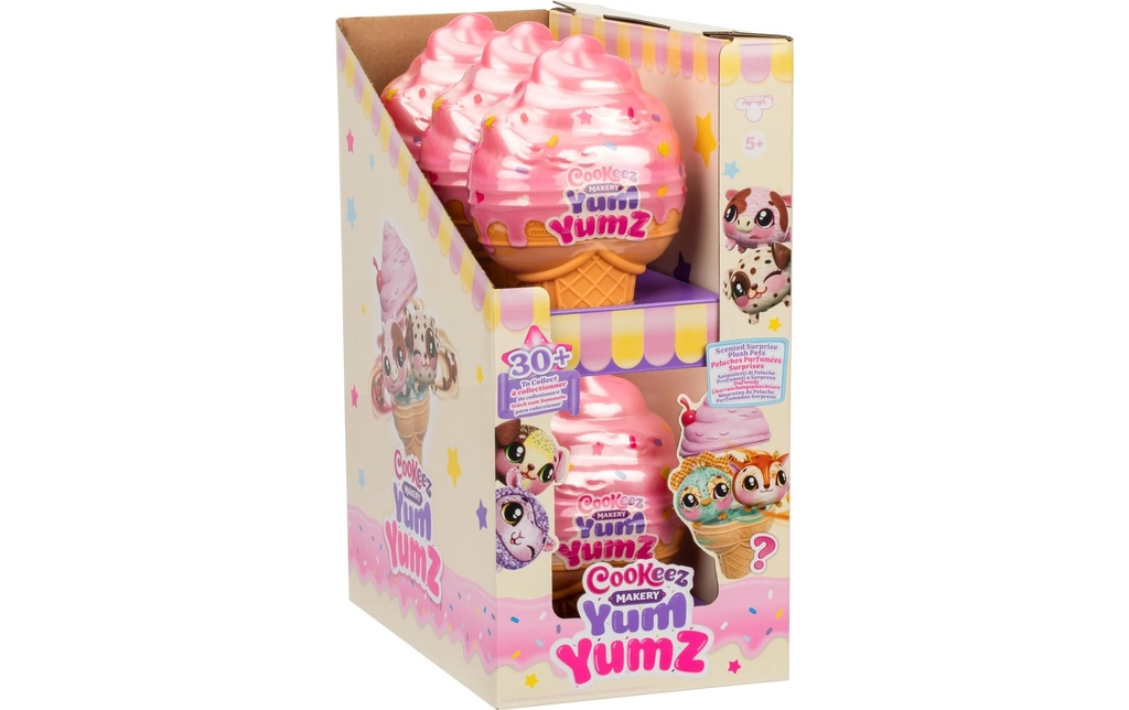 moose Peluche Cookeez Makery Yum Double, 14.3 cm, assorti