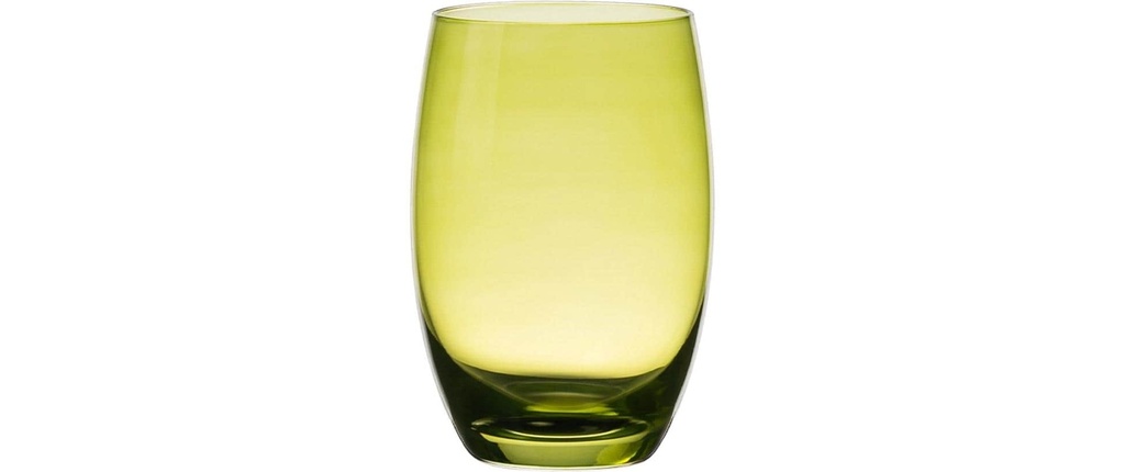 Lunasol Verre Optima Color Tumbler Baril de 460 ml Vert