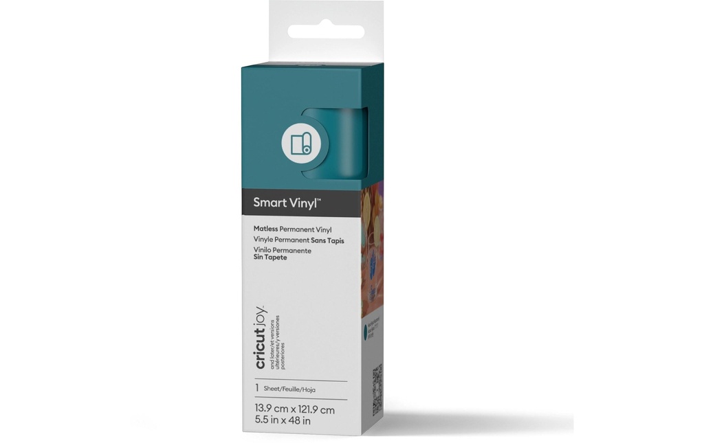 Cricut Film de vinyle Joy Permanent 13.9 x 121.9 cm, Aqua