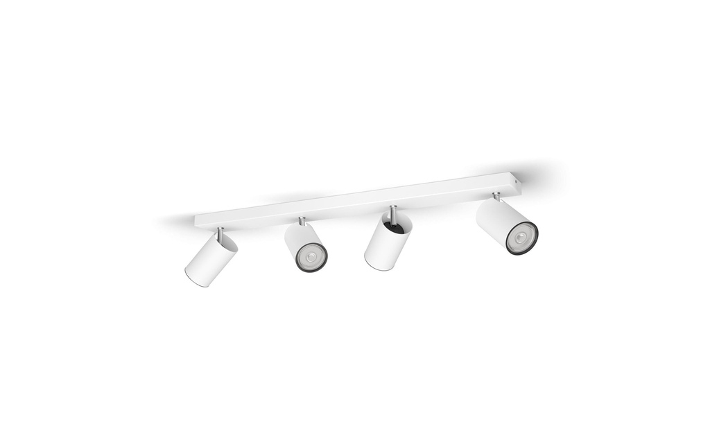 Philips Spot encastré MyLiving Kosipo, 4 x 5.5W, GU10, blanc