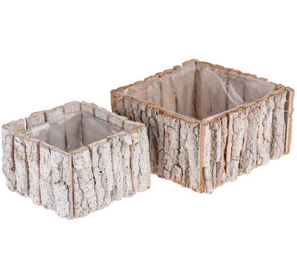 Opiflor Plantoir en écorce Lot de 2