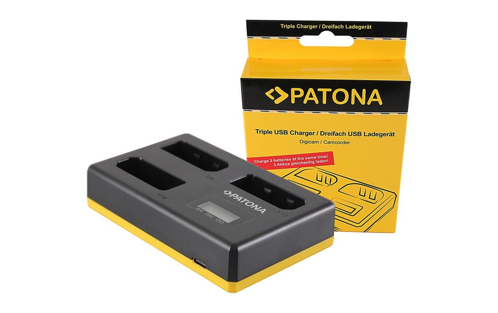 Patona Chargeur Triple Nikon EN-EL14