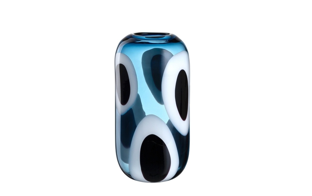 LEONARDO Vase Occhi Blu 33 cm, Bleu