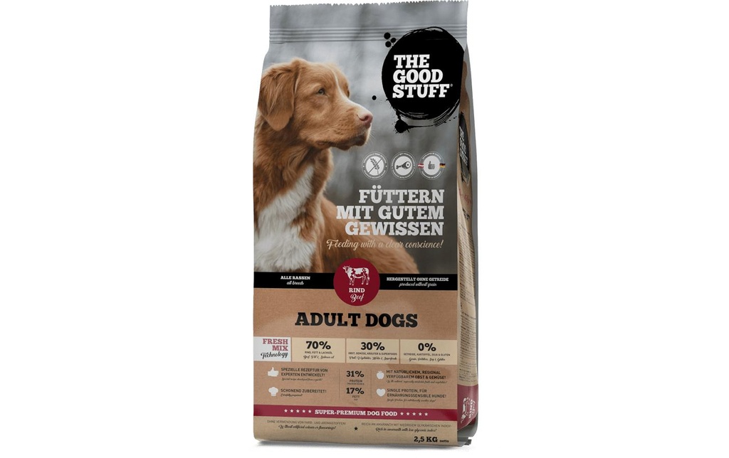 The Goodstuff Alimentation sèche Bœuf Adult 2,5 kg