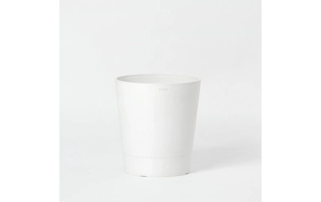 Boum Pot à fleur 30 L Pro Blanc