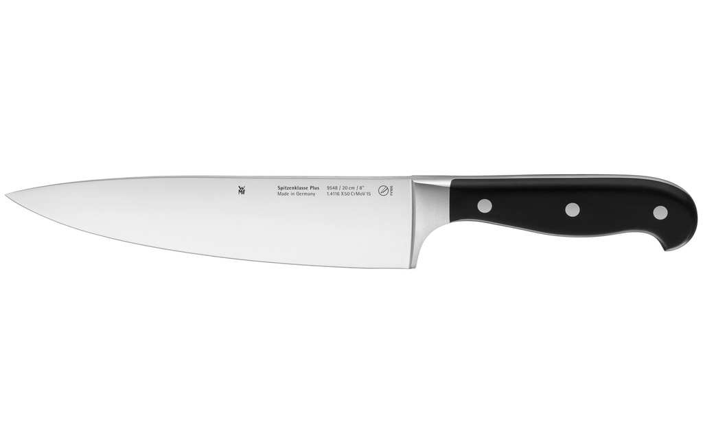 WMF Couteau de chef Top Class Plus 20 cm, Noir