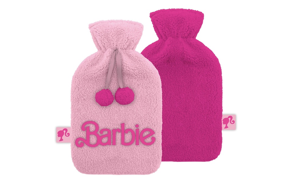 Arditex Bouillotte Barbie brodée Rose/Rose