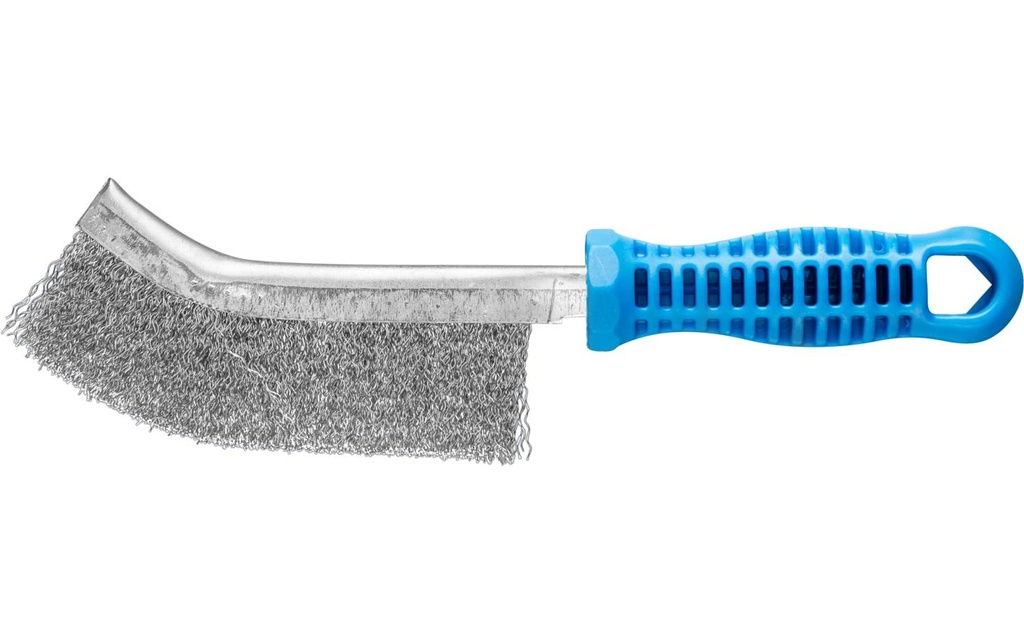 Pferd Brosse à main courbée, Acier inoxydable