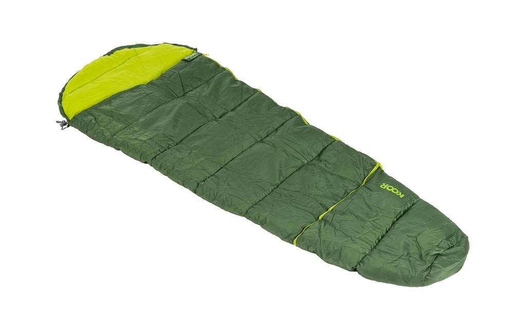 KOOR Sac de couchage pour enfant Muuma vert 65 x 130 cm