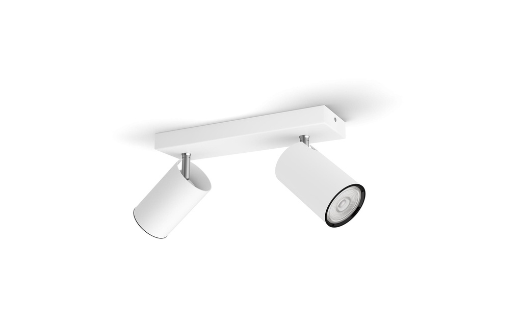 Philips Spot encastré MyLiving Kosipo, 2 x 5.5W, GU10, blanc