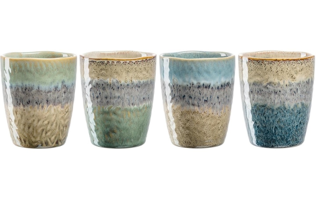 LEONARDO Gobelet à café Matera 300 ml, 4 Pièce/s, Multicolore